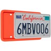 Silicone License Plate Frame, Universal Flexible License Car Plate Holders,