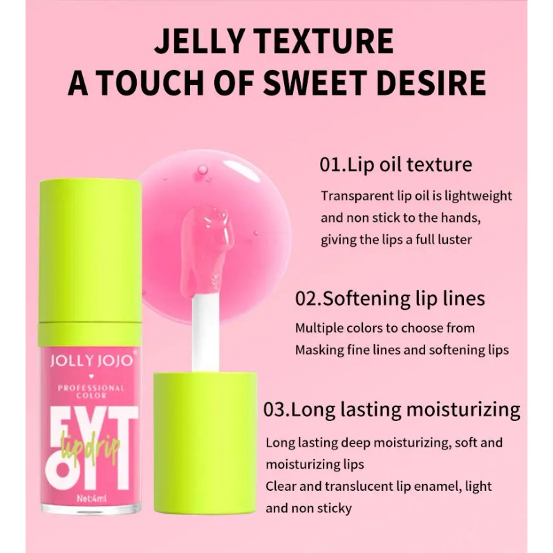 Set De Cuidado Labial Hidratante Glossy Liquid Lip Oil Gloss