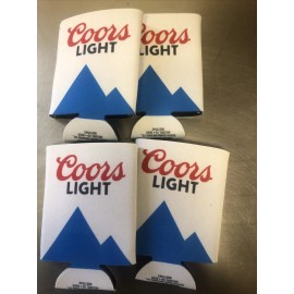 Coors Light Hockey Bottle Can Coozie. Set Of 4 New