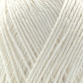 Sensy Calinia Yarn,%100 Mercerized Giza Cotton Yarn, Amigurumi Yarn, 134 Yards, Gauge 2 Fine (White)