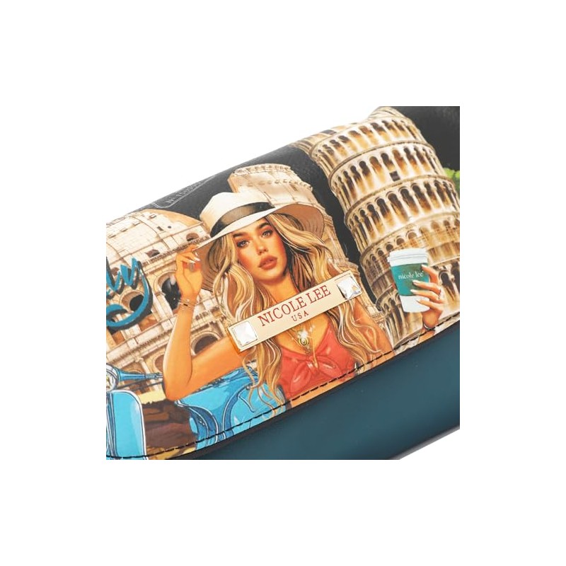 Nicole Lee Cosmetiquera Martha Travels con Solapa | Accesorio compacto