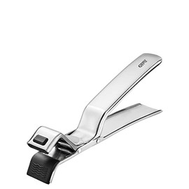 GEFU 15610 Fixit Oven Tongs - Tongs for Pizza Trays, Baking Trays, Casserole Dishes, Non-Slip Gripper Protects Against Burns, 19.2 x 3 x 6.5 cm
