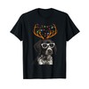 Christmas T Shirt German Shorthaired Pointer with Antlers