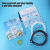 2PCS. Mixed Sizes Neck Cooling Tubes with Snap Button |