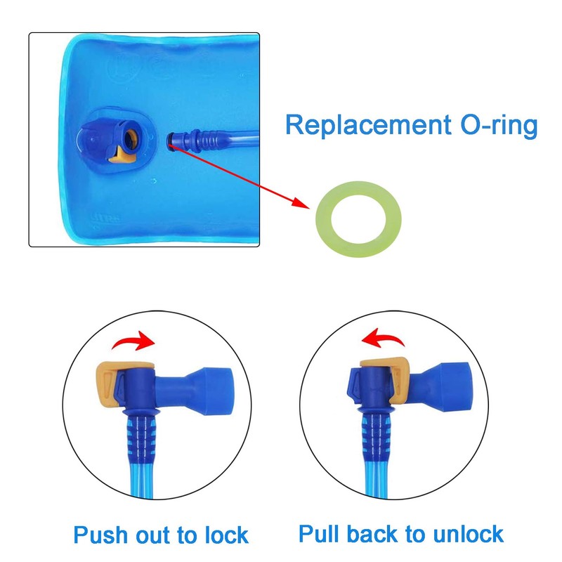 Bite Valve Replacement Mouthpiece Fit for Hydration Pack Bladder Water