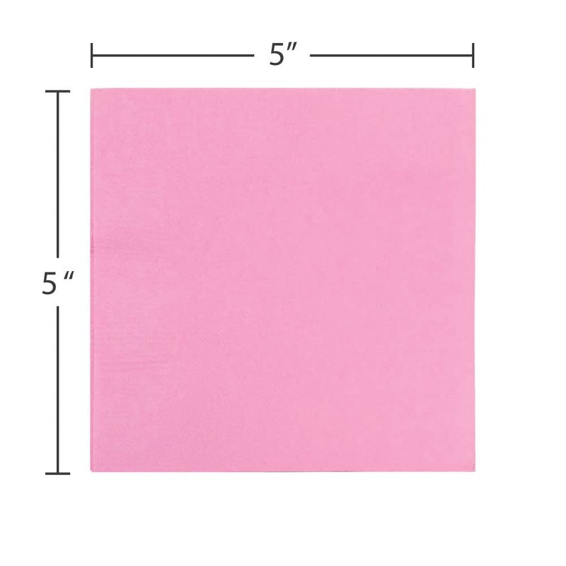 JAM PAPER Small Beverage Napkins - 5 x 5 -