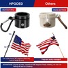 Flag Pole Kit, 6 FT Flag Pole for Outside House,