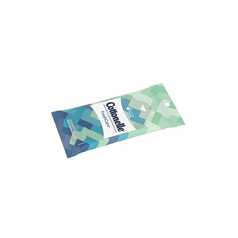 Cottonelle Fresh Care Flushable Wipes - Travel Pack, 10 Wipes