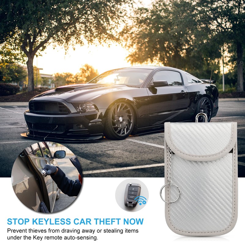 Faraday Pouch for Car Keys, [2 Pack] Diyife Car Key