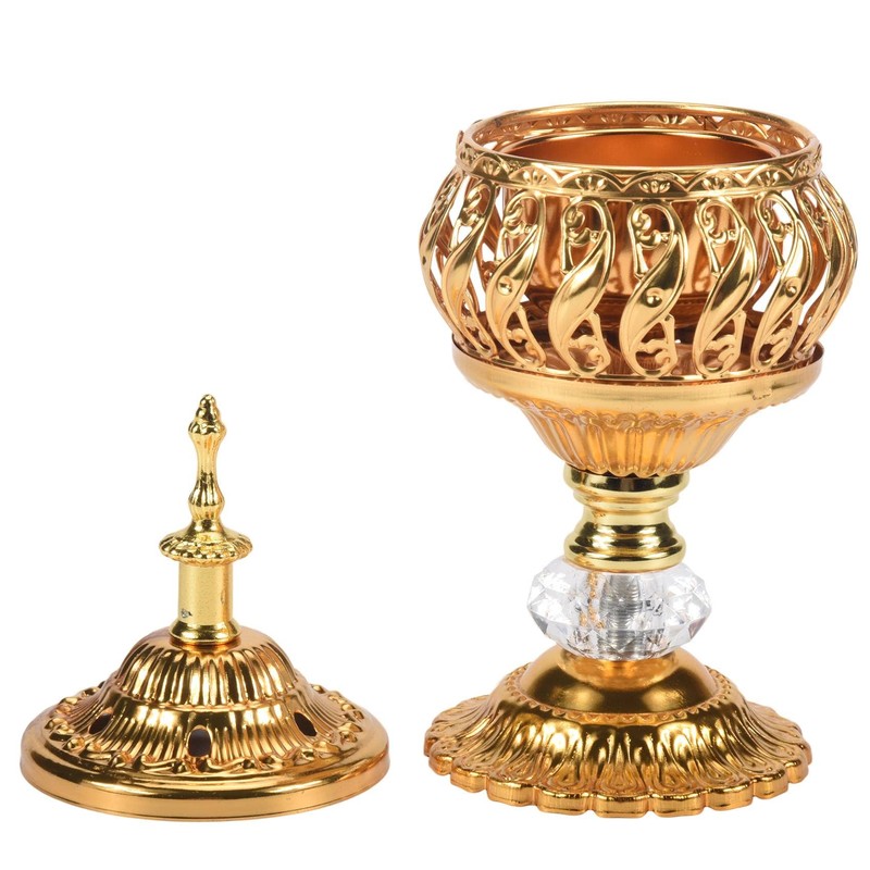 Hausdec Metal Arab Censer - Desktop Incense Burner for Sticks