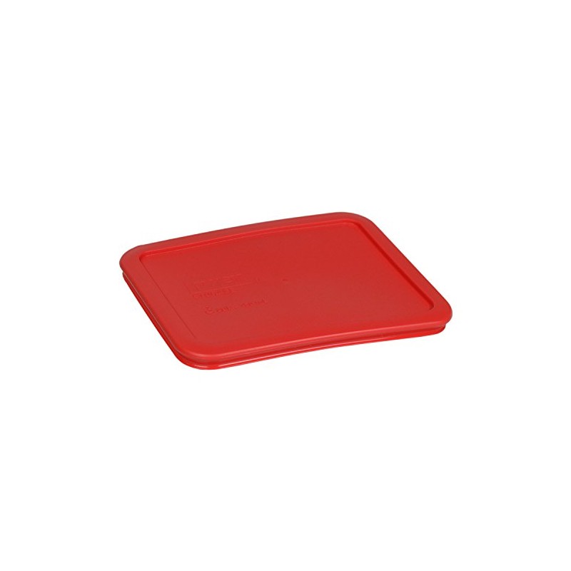 Pyrex 7210-PC 3-Cup Red Food Storage Replacement Lid (4-Pack) -