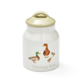 Cooksmart British Designed Sugar Bowl with Lid | Ceramic Sugar Pot with Modern Designs | Sugar Bowls with Lids Perfect for Any Kitchen - Buttercup Farm