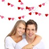 Valentines Day Banner Heart Garland Valentines Day Garland Pink&Red Heart