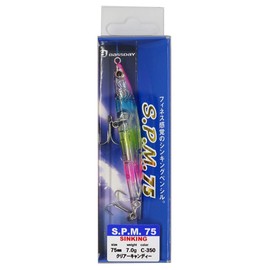 Bassday C-350 Pencil Bait S.P.M 2.9 inches (75 mm) 7g Clear Candy Lure