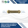 2 Pcs. XFITTING 1/2" Push Fit Slip/Repair Coupling, 1/2" Push