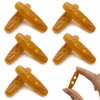DHER Pack of 10 Toggle Buttons, Oval Toggle Horn Toggle