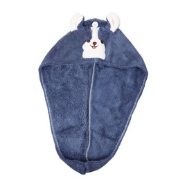 minkissy Water Absorbent Hair Drying Towel Wrap Soft Fleece Dry Hair Cap for Bath Makeup