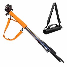 Lightweight & Durable Golf Club Case Golf Bag with Compact Storage, Waterproof Function, Easy to Carry, Club Holder, Shoulder Belt Included, Men's, Women's, Junior Compatible, 6 Colors, Orange JFOLKS