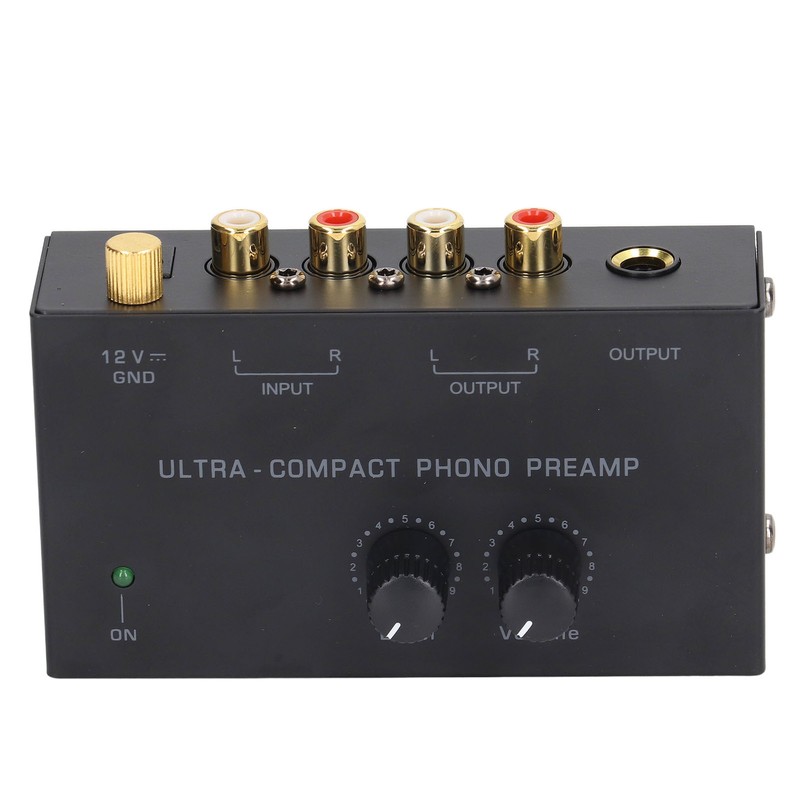Professional Sound Mixer PP500A Vinyl Record Player Preamplifier Active RIAA