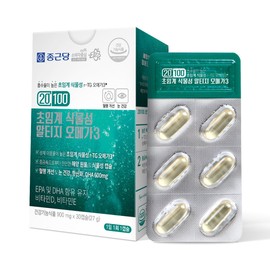 Chong Kun Dang Vegetable Microalgae Altige Omega 3 30 Capsules / 종근당 식물성 미세조류 알티지 오메가3 30캡슐