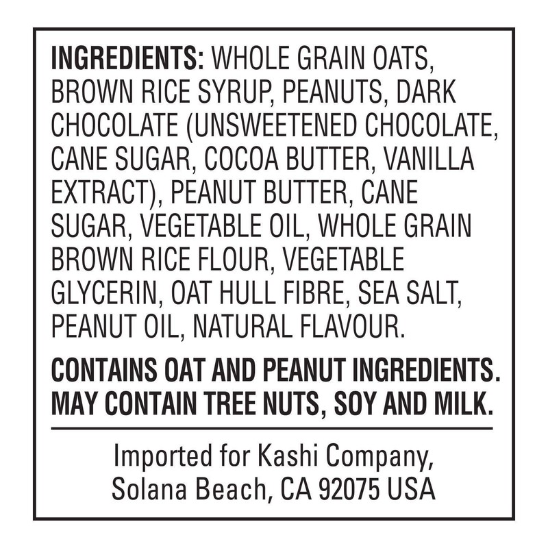 KASHI Whole Grain Bar, Chocolate Peanut Butter, 175g/6.2 oz, 5
