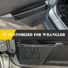 DXGTOZA Metal Front & Rear Door Storage Pockets - 4PCS