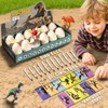KIDS KING Dinosaur Eggs Excavation Kit - 12 Unique Eggs