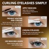 Heated Eyelash Curler for Women, USB Rechargeable Lash Curling Beauty