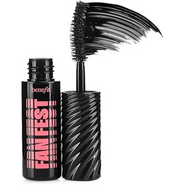 Benefit Fan Fest Mascara Fanning & Volumizing Mascara Travel Size 0.14 Fluid Ounces Hyper Black UNBOXED