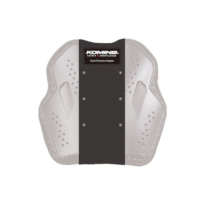Komine SK-814 Motorcycle Chest Armor Adapter, Black