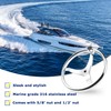 3 Spoke Stainless Steel Boat Steering Wheel 13-1/2" Dia with