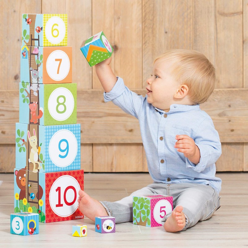 Goula Stackable Woodland Cubes