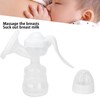 Portable Manual Breast Pump Single Hand Breast Pump Plastic Breastfeeding