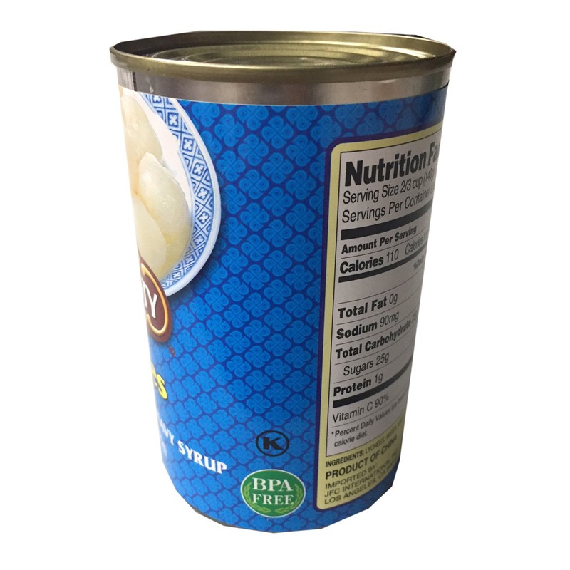 Dynasty Peeled Whole Lychee in Heavy Syrup 15 oz (2