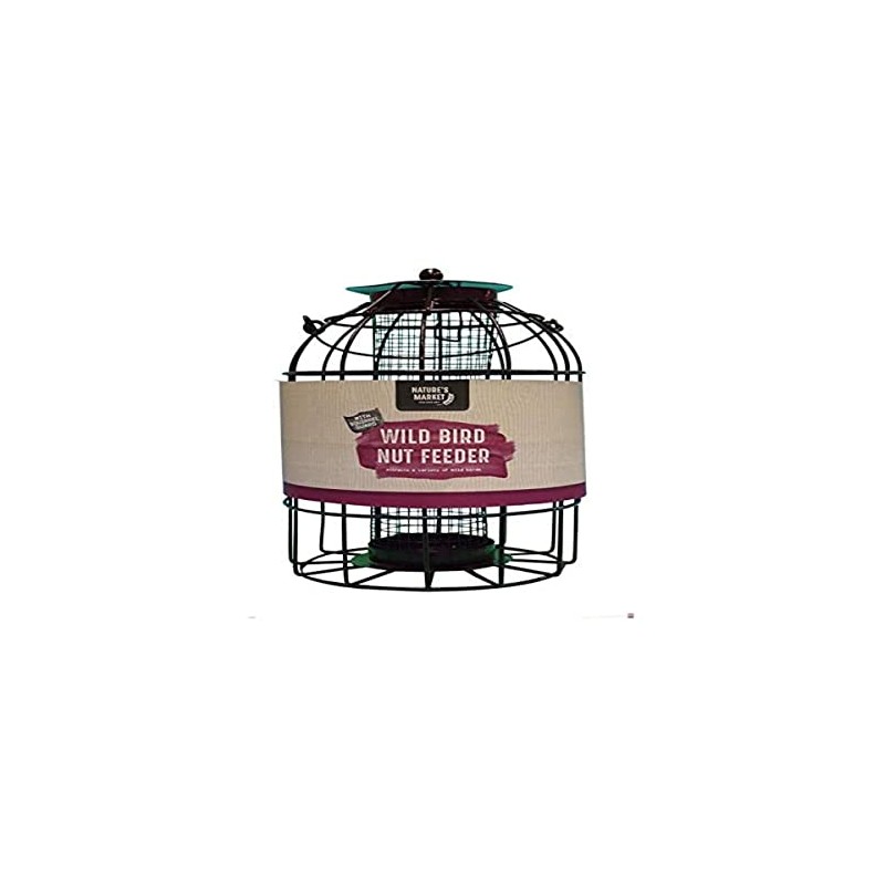 Natures Market BF008N Squirrel Guard Nut Feeder, 1