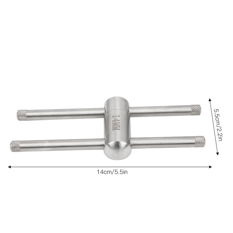 Cue Tip Press Tool Stainless Steel Billiard Cue Tip Suppressor