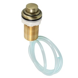 Kingston Brass KAT21AB Gourmetier Garbage Disposal Air Switch Button, Antique Brass