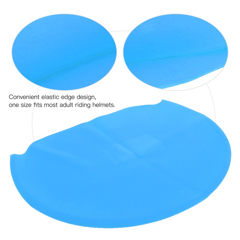 Waterproof Bike Helmet Cover Elastic Silica Gel Cycling Bicycle Helmet