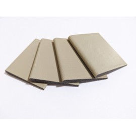 Corner Seal Pads to The Bottom of Your Exterior Doors to Keep Out The Winter Cold & Summer Heat. Fix Light Gaps Around Doors Easy Trick for Gaps Bottom of Door (Cream White)