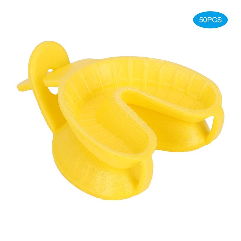 50Pcs/Set Disposable Fluoride Tray Dual Arch Trays Dental Accessory ToolsM