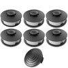 6 x Grass Trimmer Replacement Spool/Double Spool and Line Complete
