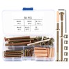 XhjzgcTech 16-Set Crib Screws Replacement Kit,Bolts & Barrel Nuts &