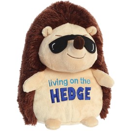 Aurora® Witty JUST Sayin'™ Livin' On The Hedge™ Stuffed Animal - Expressive Characters - Quirky Gift Ideas - Brown 8.5 Inches