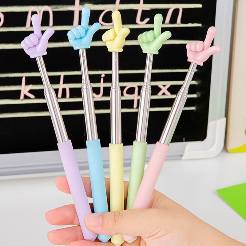 LKCCTK Instruction Stick Pointer, Teacher Pointer, Extendable, Anti-Slip, Easy to