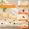 3 Pcs Unfinished Wooden Storage Box for DIY (Small+Medium+Large)