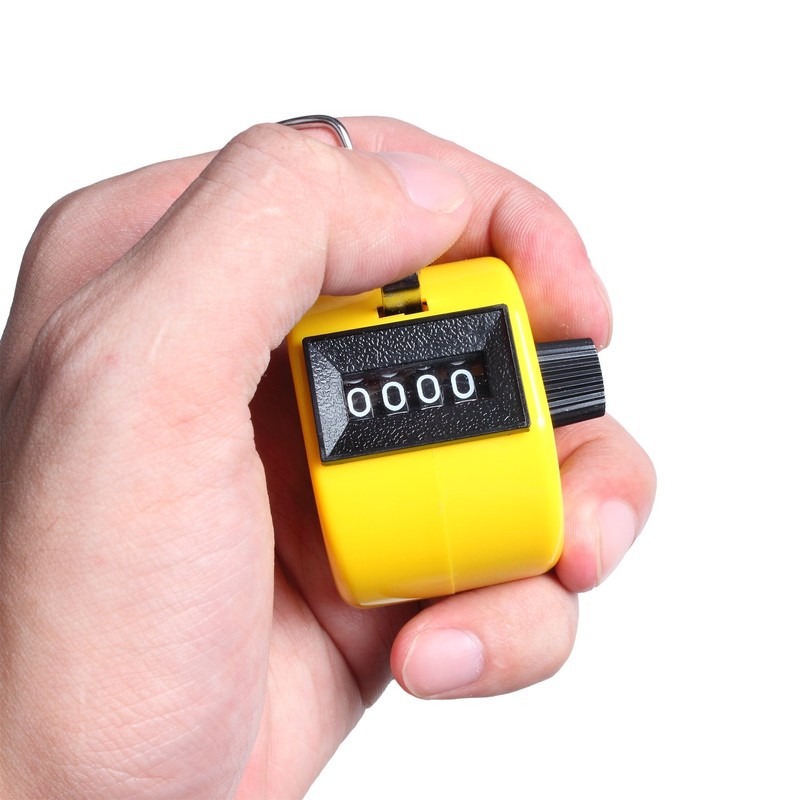 ewinever 3 Abs Hand Held Tally Counter 4 Digit Clicker