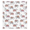 Cute Elephant Soft Blanket for Boy Girl Comfort Smooth Throws