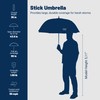 Weatherman Umbrella - Stick Umbrella - Windproof Umbrella Resists Up