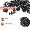 120PCS 8mm Bumper Clips Auto Car Hole Retainer Rivets Fastener