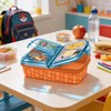 Pokémon Children's Lunch Box with 3 Compartments, Plastic Lunch Box